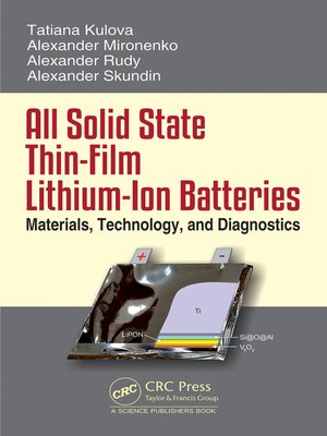cover image of All Solid State Thin-Film Lithium-Ion Batteries